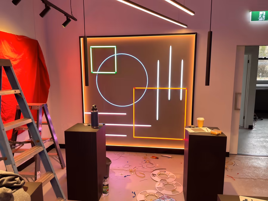Commercial electrical work by Maric Brothers — Lighting Showroom, Mitchell ACT, photo 4