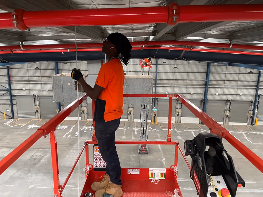 Industrial electrical work by Maric Brothers — 125 Nancy Ellis Leebold Drive, Bankstown Aerodrome NSW, photo 69
